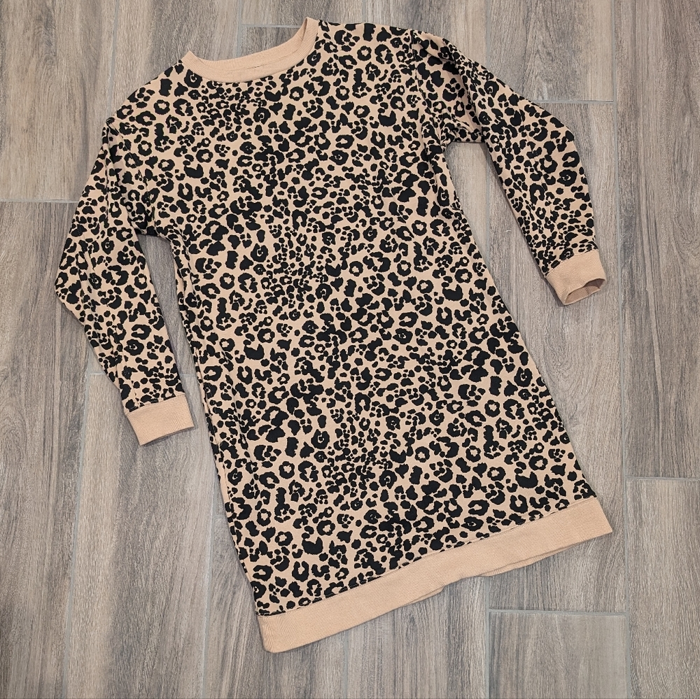 M&S Collection Animal Print Sweatshirt Tunic
